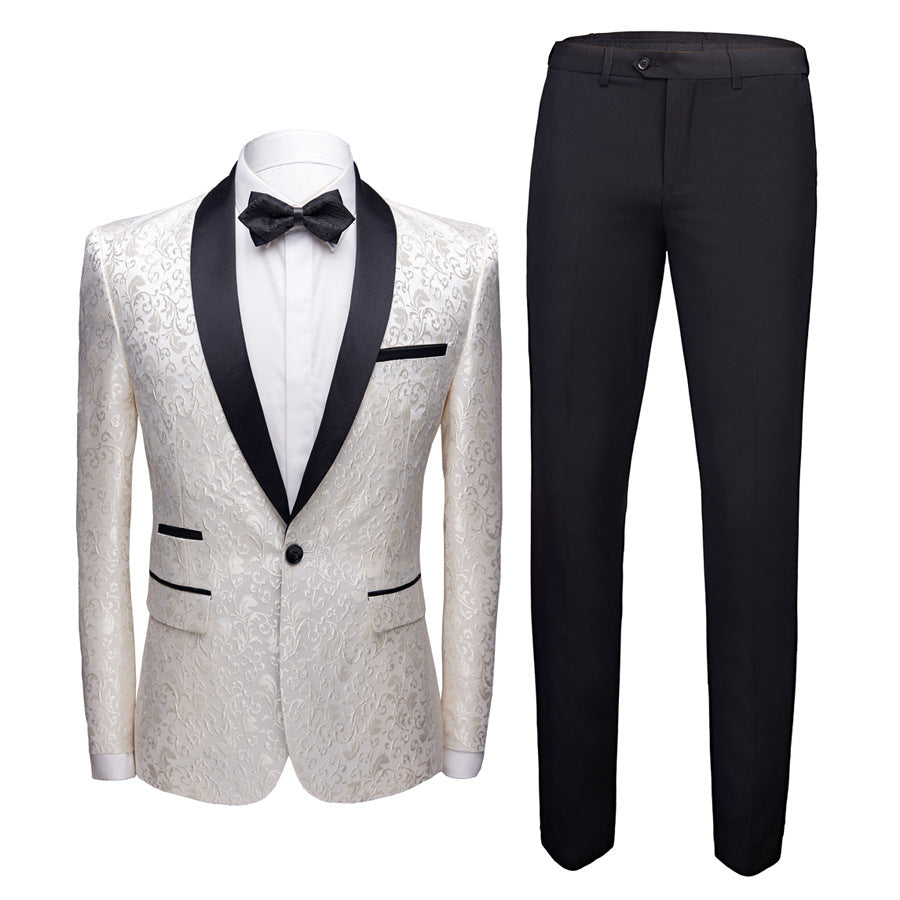 Trajes de traje para hombre, conjunto de traje de vestir de boda para hombre