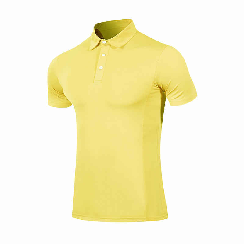 Tights Men's Sports POLO Shirt Fitness Training