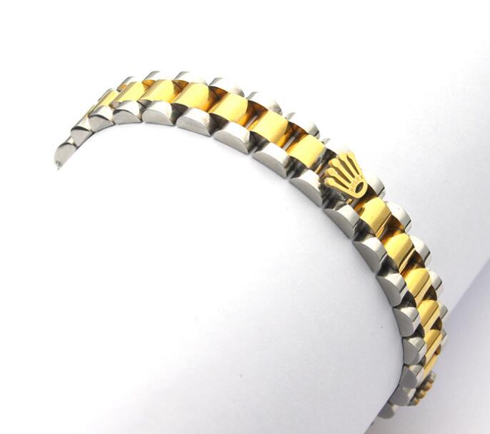 Crown bracelet style women's titanium steel bracelet