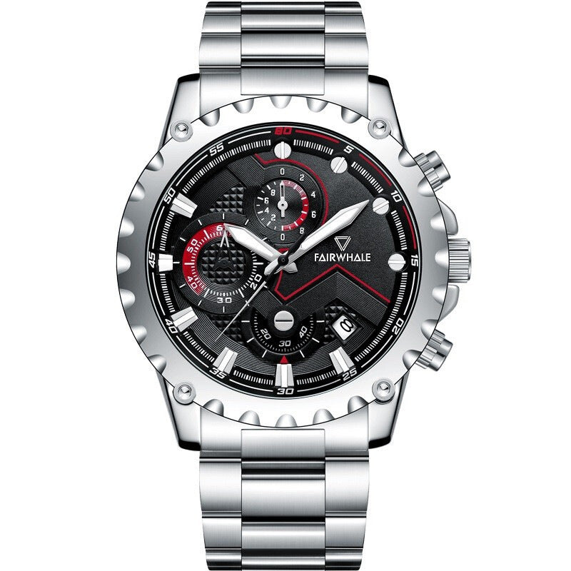 Reloj de cuarzo comercial resistente al agua para hombre