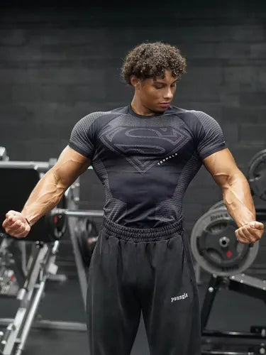 Playera Deka Compresion Youngla Superman