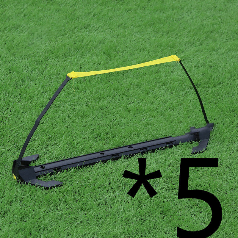 Entrenamiento de fútbol por lotes con barra de agilidad de obstáculos