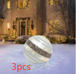 Christmas Ornament Ball Outdoor Pvc 60CM Inflatable