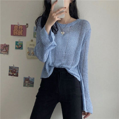 thin pullover, fashion long sleeve sweater