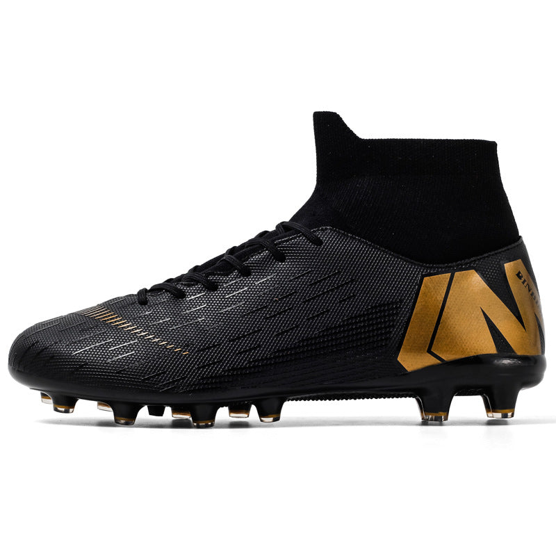 Zapatos de fútbol de talla grande para hombre con picos AG de caña alta