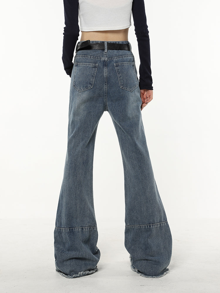 Women In Europe And America Who Design Niche Micro-flared Pants