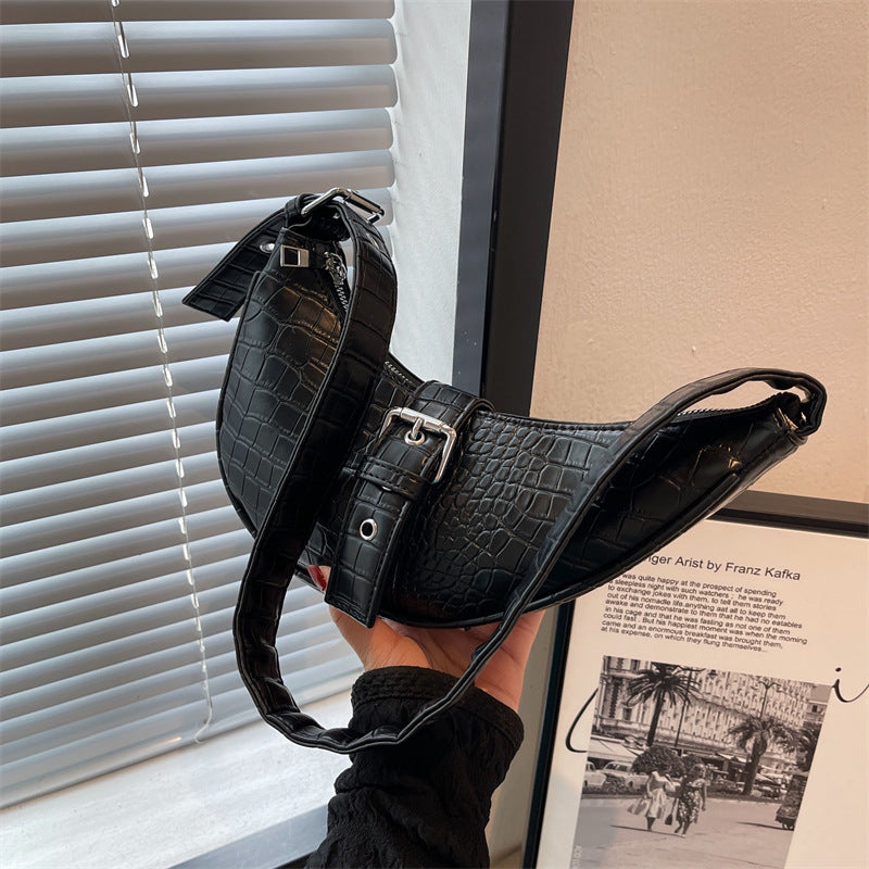 Bolso de hombro de mujer con diseño de nicho de textura de alta calidad