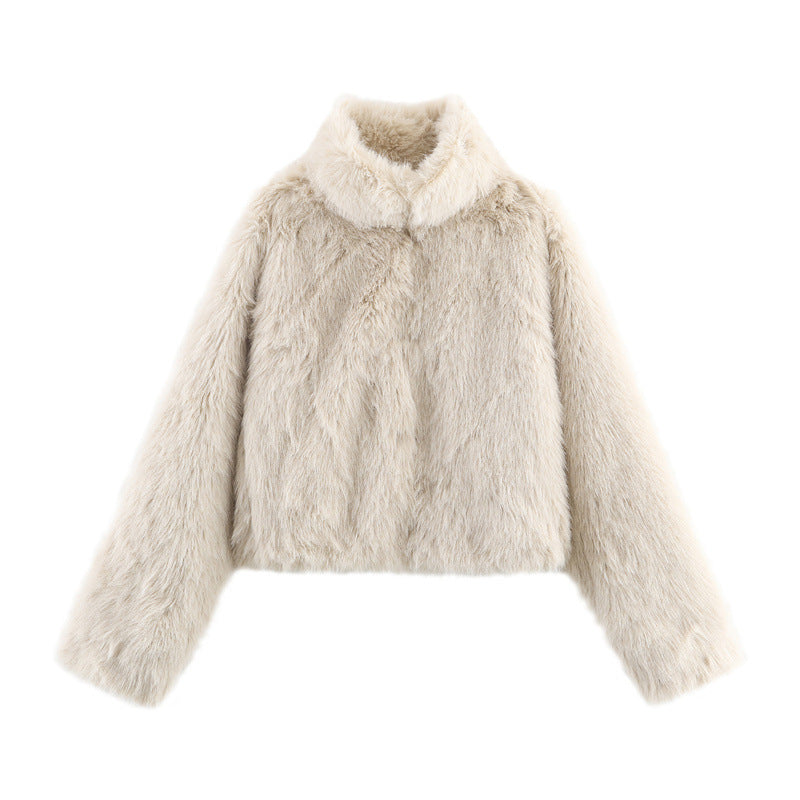 Winter Artificial Fur Effect Coat