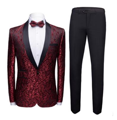Trajes de traje para hombre, conjunto de traje de vestir de boda para hombre