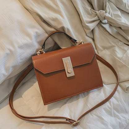 Hong Kong style retro small square shoulder bag