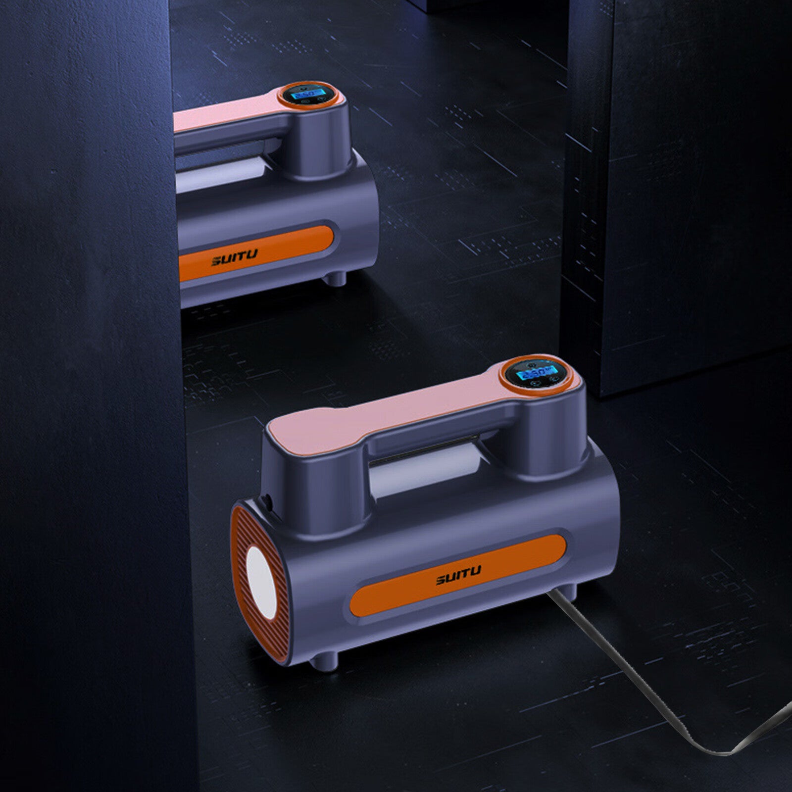 Gonfleur de pneu 12V DC Compresseur Portable Électrique DC Auto Pompes à pneus pour pneus de voiture