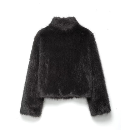 Winter Artificial Fur Effect Coat
