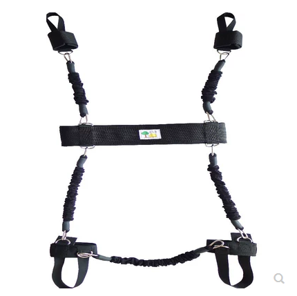 Guantes de boxeo elásticos de resistencia de 150 libras, cinturón de entrenamiento Crossfit, correa de entrenamiento de fuerza y ​​agilidad para fútbol, ​​baloncesto, Taekwondo