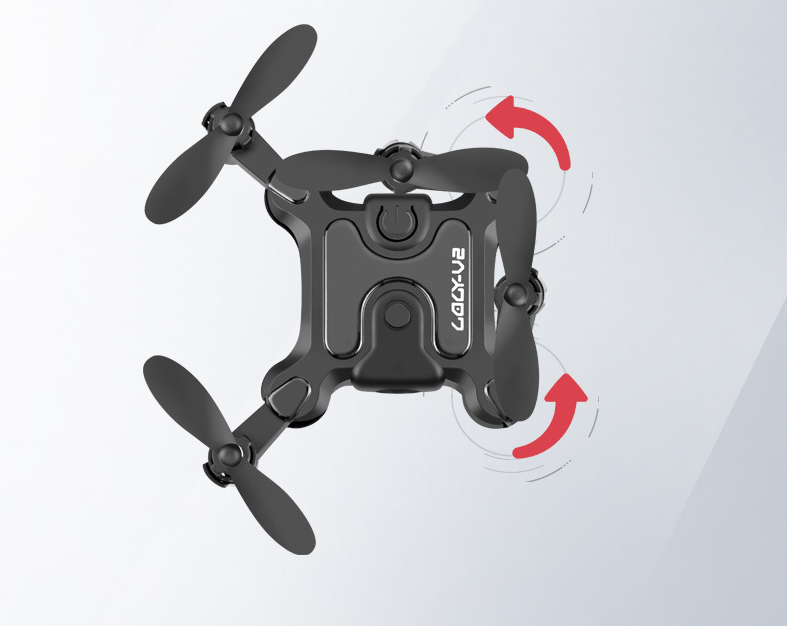 Mini drone pliant