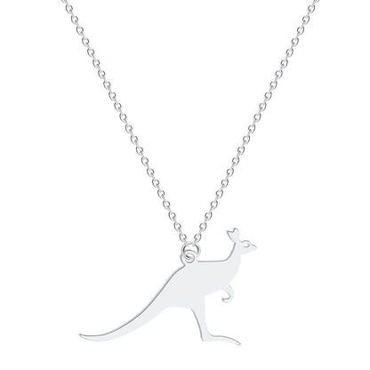 Animal Kangaroo Necklace Clavicle Chain Jewelry