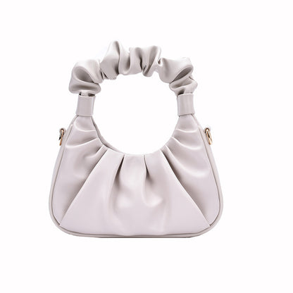 Pleated bag small hand underarm bag