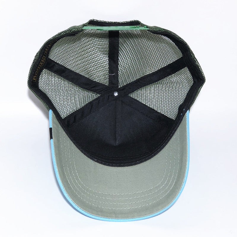 Peacock embroidered baseball cap