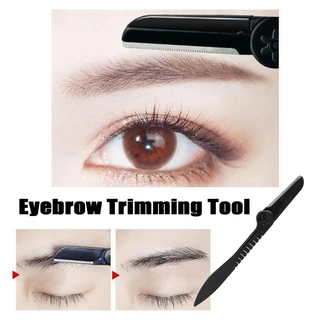 Foldable eyebrow shaver