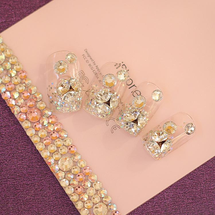 Gommé 24 Pièces French Nail Patch Produits Finis