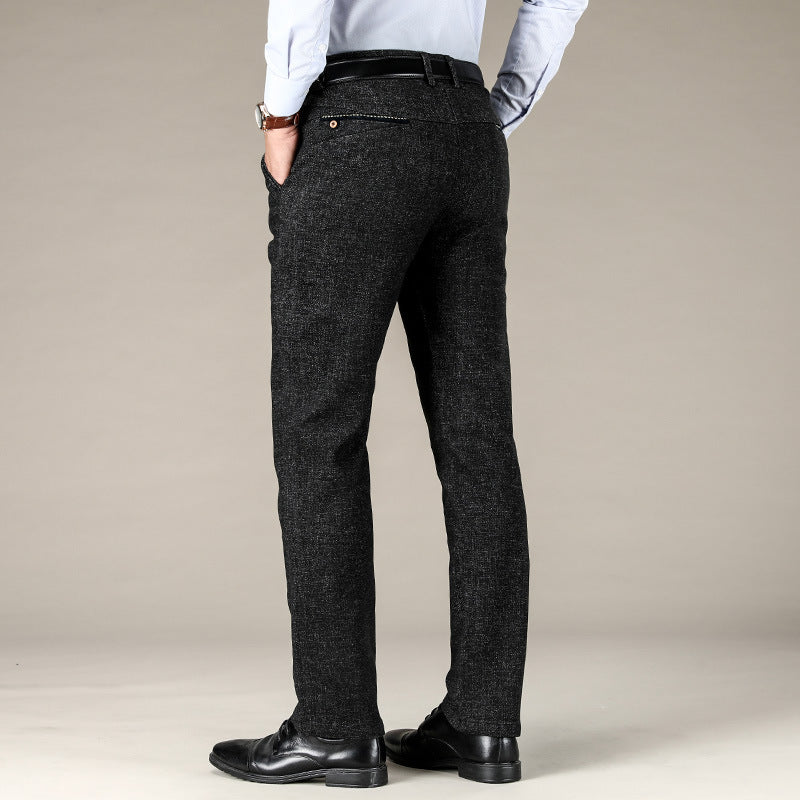 Stretch Slim Sanded Casual Pants Men's Pants