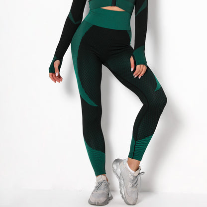 Yoga sets female sport gym suit