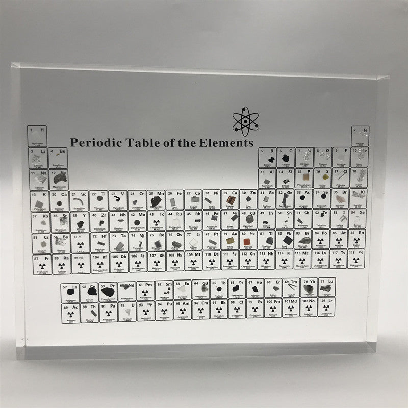 Element Table Acrylic Crystal Chemical Elements