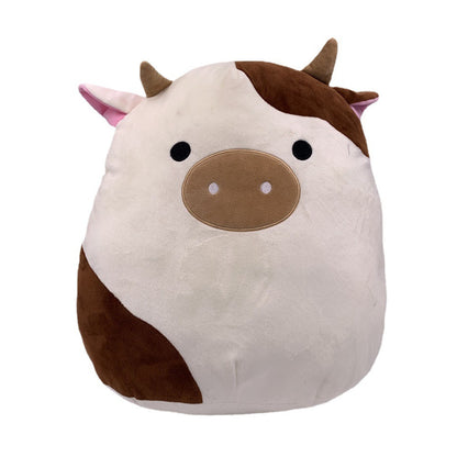 Cute Soft Plush Cow Pillow Gift Plush Pillow Waist Pillow Plush Toy