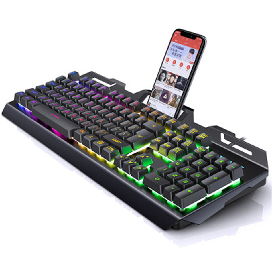 Teclado para juegos con sensación mecánica