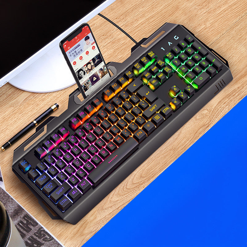 Teclado para juegos con sensación mecánica