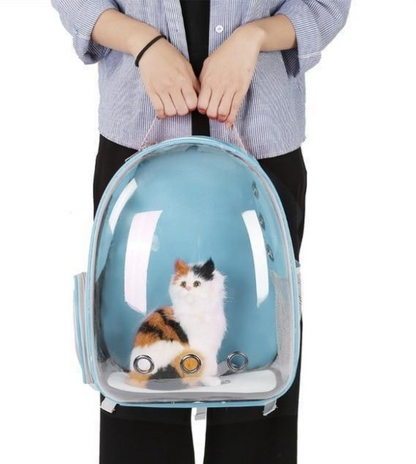 Bolsa para gatos Bolsa espacial para mascotas totalmente transparente