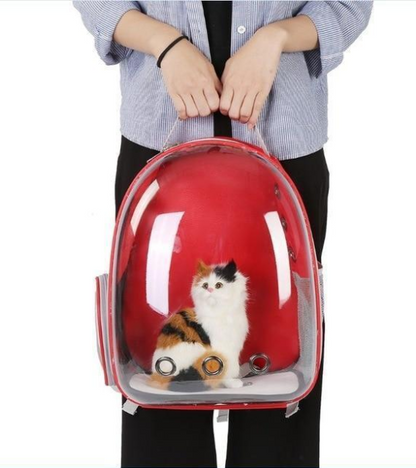 Bolsa para gatos Bolsa espacial para mascotas totalmente transparente