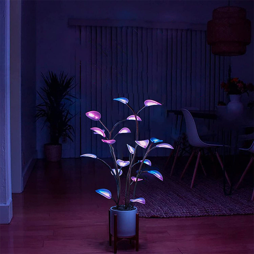 Plante Lampe LED Veilleuses Plante D'intérieur Artificielle Bonsaï Plante Lampes LED Décor Plante Pour La Décoration Intérieure Chambre Plante Lumières Décor