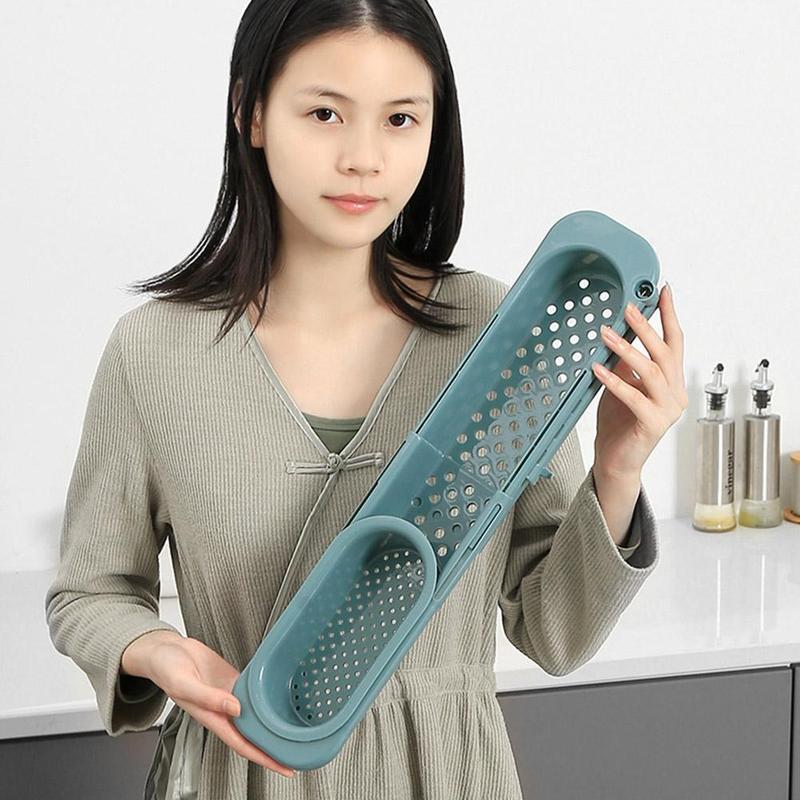 Évier télescopique porte-savon porte-éponge éviers de cuisine organisateur éviers réglables égouttoir panier de rangement accessoires de cuisine