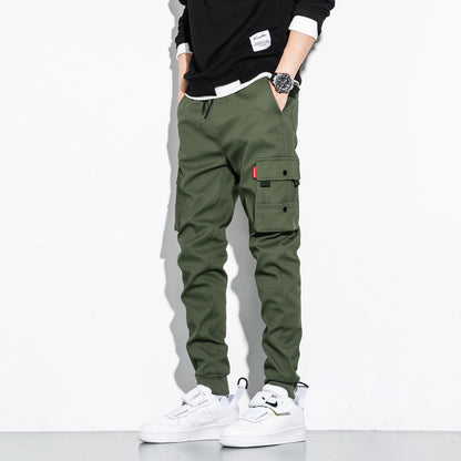 Plus Fat Plus Size Casual Pants, Cotton Trousers, Trendy Cropped Trousers Men