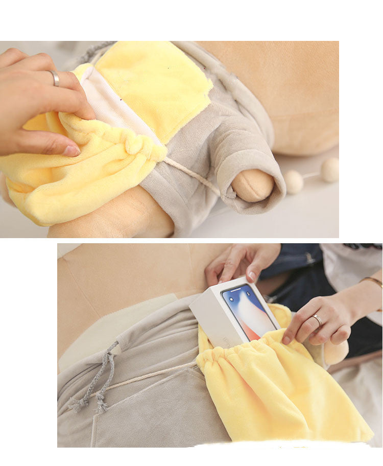 Muñeco de peluche de vaca grande