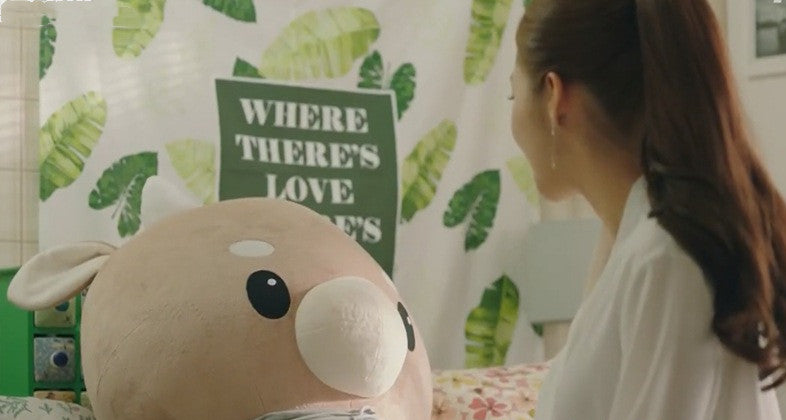 Muñeco de peluche de vaca grande