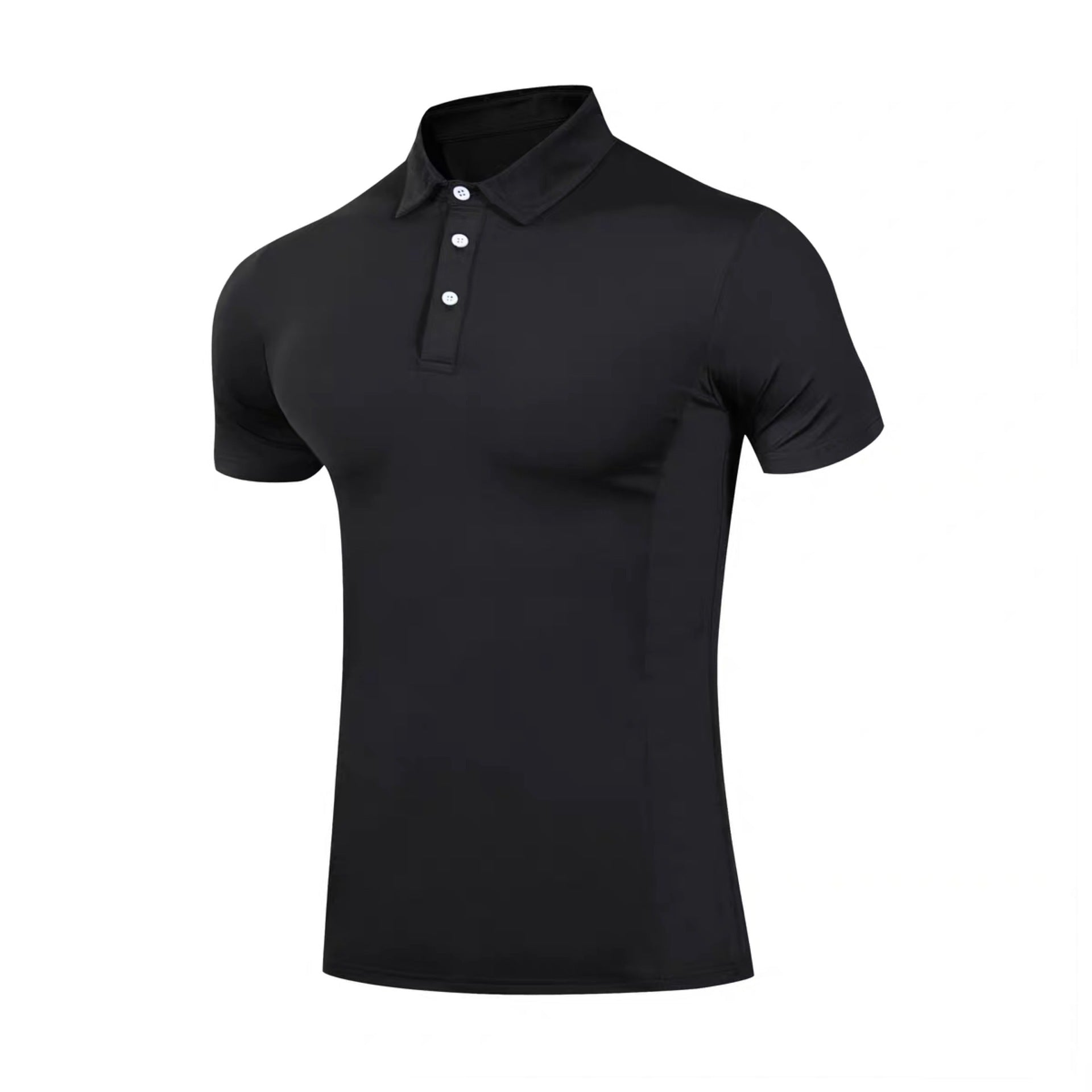 Tights Men's Sports POLO Shirt Fitness Training
