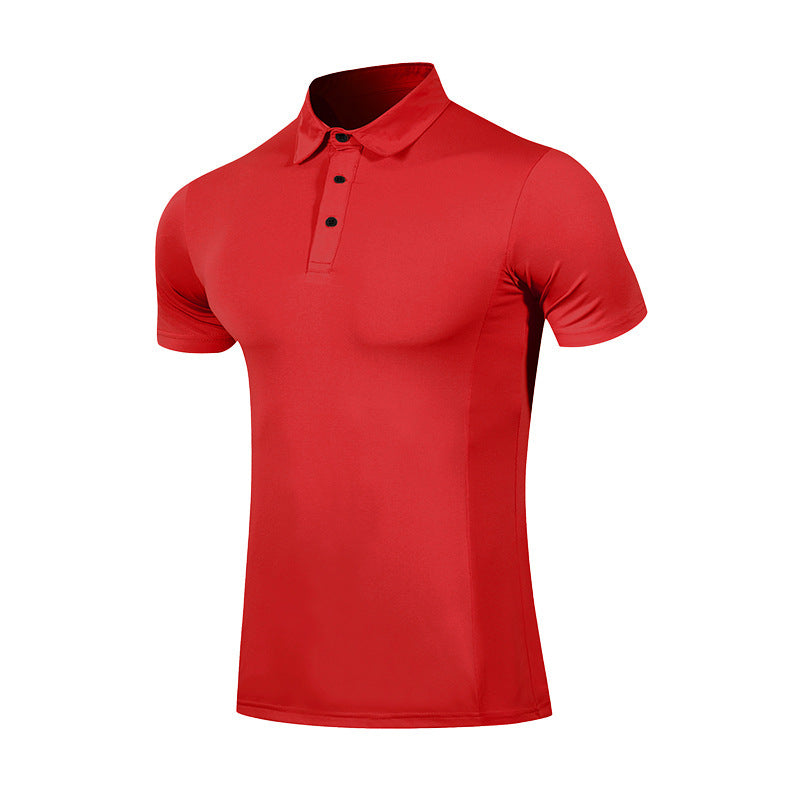 Tights Men's Sports POLO Shirt Fitness Training