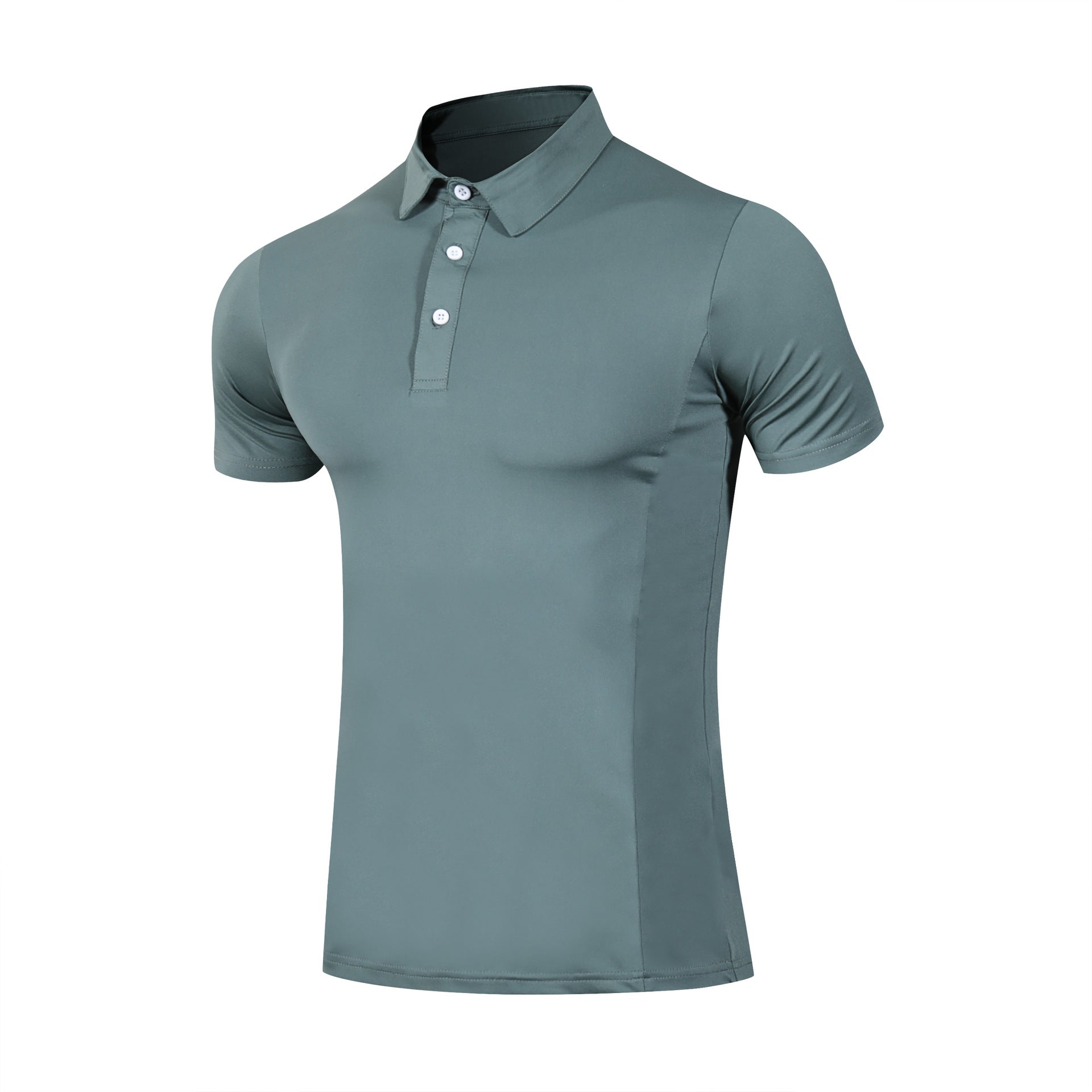 Tights Men's Sports POLO Shirt Fitness Training