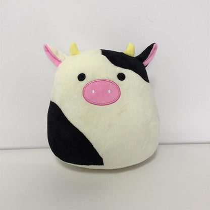 Decoración de vaca de juguete de peluche con forma de animal de oficina