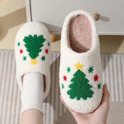 Zapatillas de casa navideñas