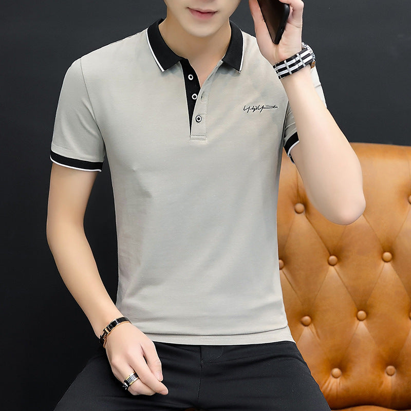 Men's summer business polo shirt