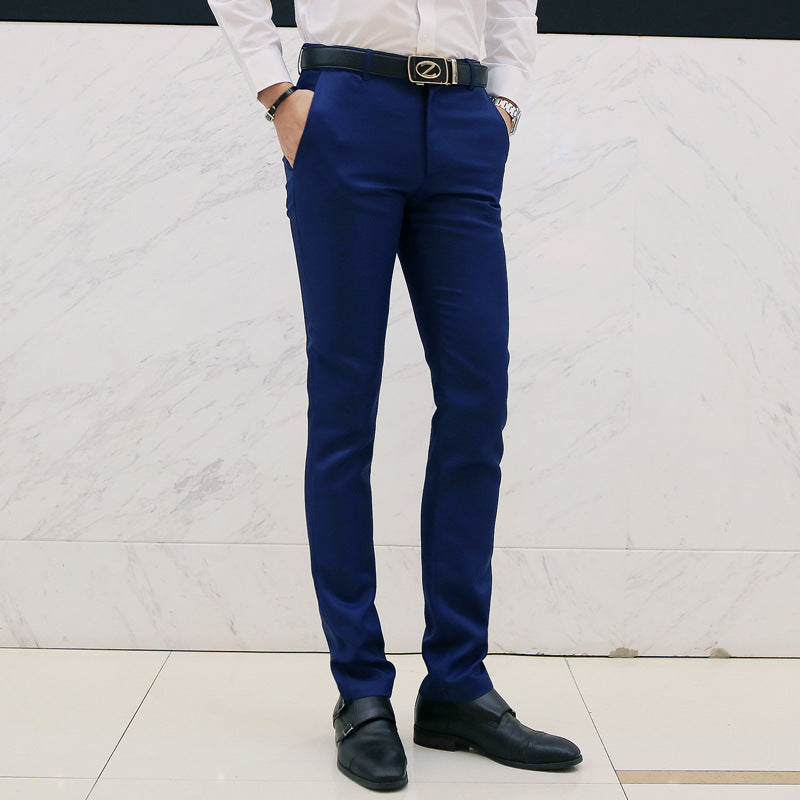 Casual business trousers men Korean slim-fit casual pants