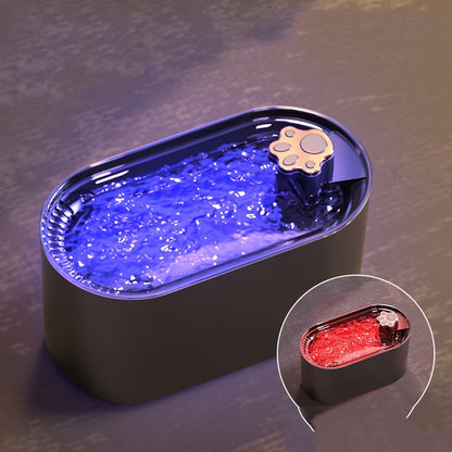 3L chat fontaine à eau filtre automatique buveur pour chiens chats distributeur d'eau pour animaux de compagnie distributeur d'eau ultra-silencieux avec lumière LED produits pour animaux de compagnie