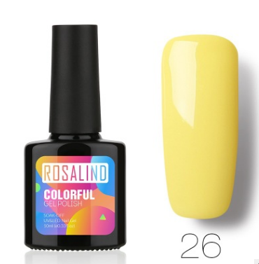 ROSALIND Solid Color Bobbi Glue UV Nail Polish Gel Polish 10ml Nail Salon Manicure Treament