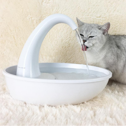 Dispensador automático de agua para gatos y cisnes, cuenco para beber