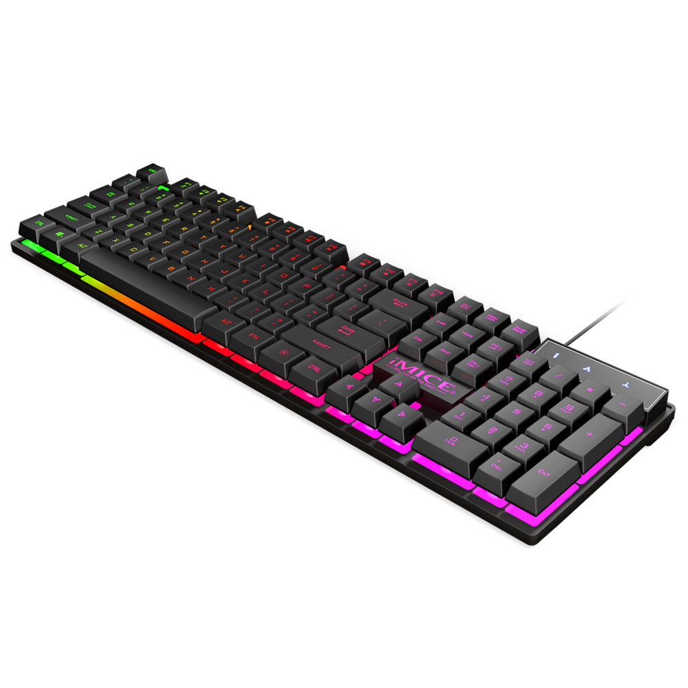 USB wired illuminated keyboard