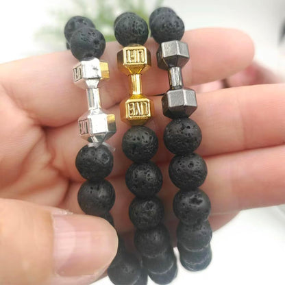 Men's Fitness Fashion Dumbbell Bracelet