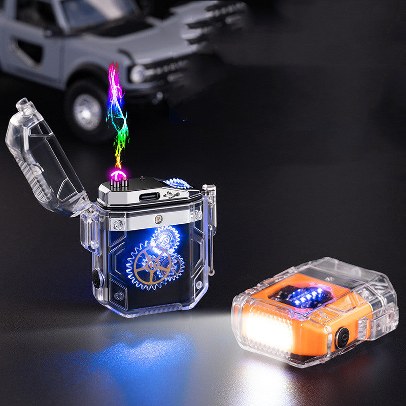 Briquet d'éclairage de coquille transparente simple de mode de ménage