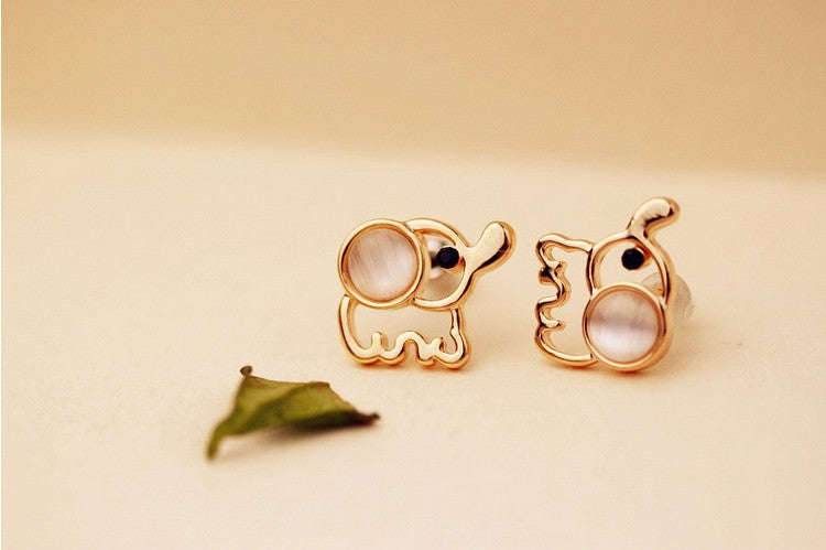 Korean Style Cute Fashion Elephant Small Ear Studs